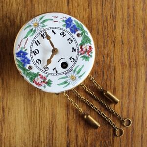 Vintage Wintermatel Miniature Wall Clock